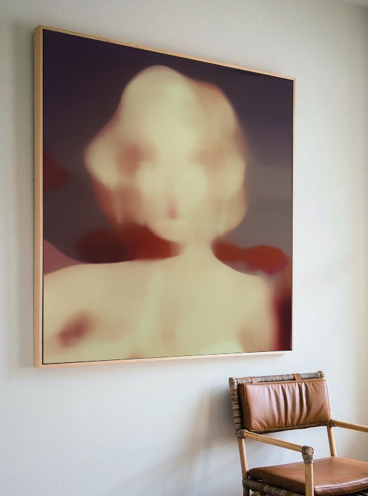 Camilla, portett, trykk, abstrakt