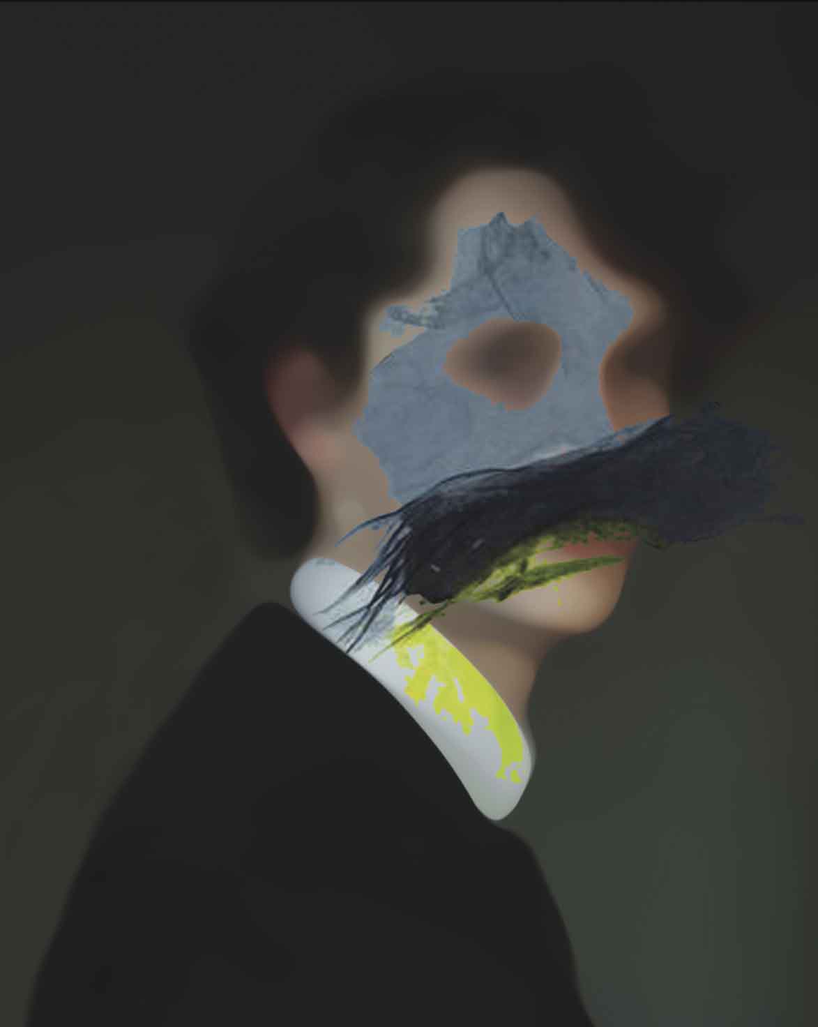 "Edvard", Håndkororert, nummerert og signert, i eikeramme med Ar glass