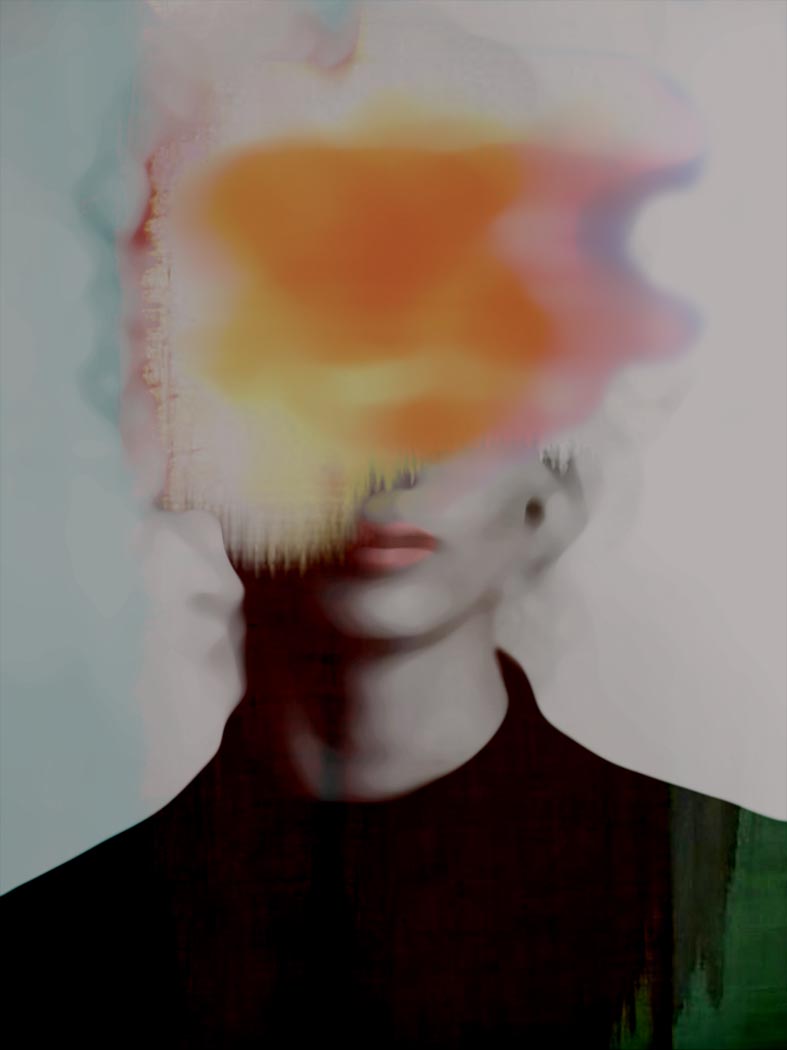 Eclipsed Gaze - nummerert kunst trykk | Eva C. Laska