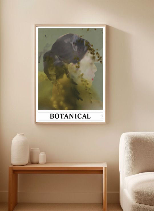 BOTANICAL NO 3, kunstplakat, Artposter, portrett, abstrakt