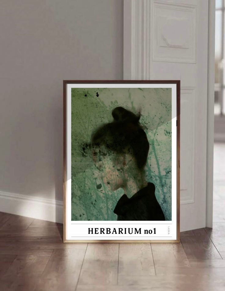 HERBARIUM NO 1, BESTSELLER, plakat, kunstplakat, Artposter, portrett, abstrakt