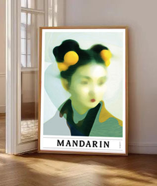 MANDARIN, BESTSELLER, Kunstplakat, Artposter, Portrett, Abstrakt