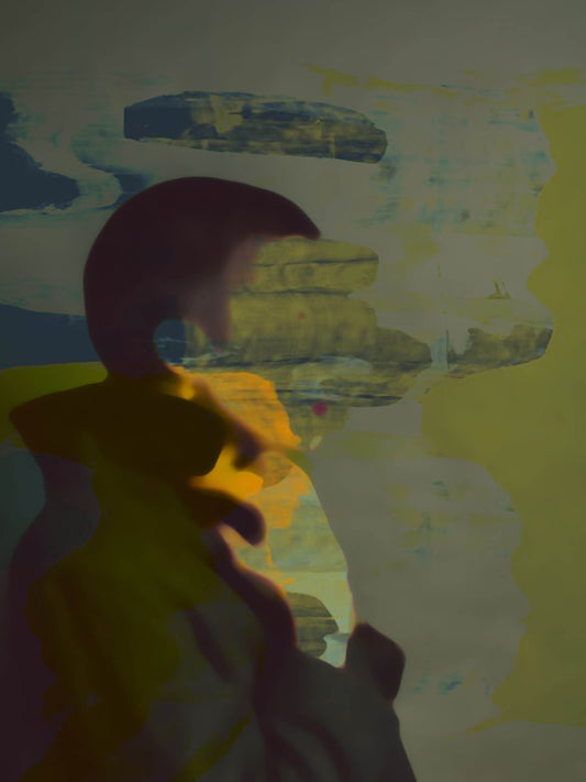 The unknown", 30 x 40 cm