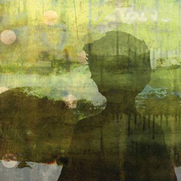 BOY IN GREEN, Håndkolorerte trykk
