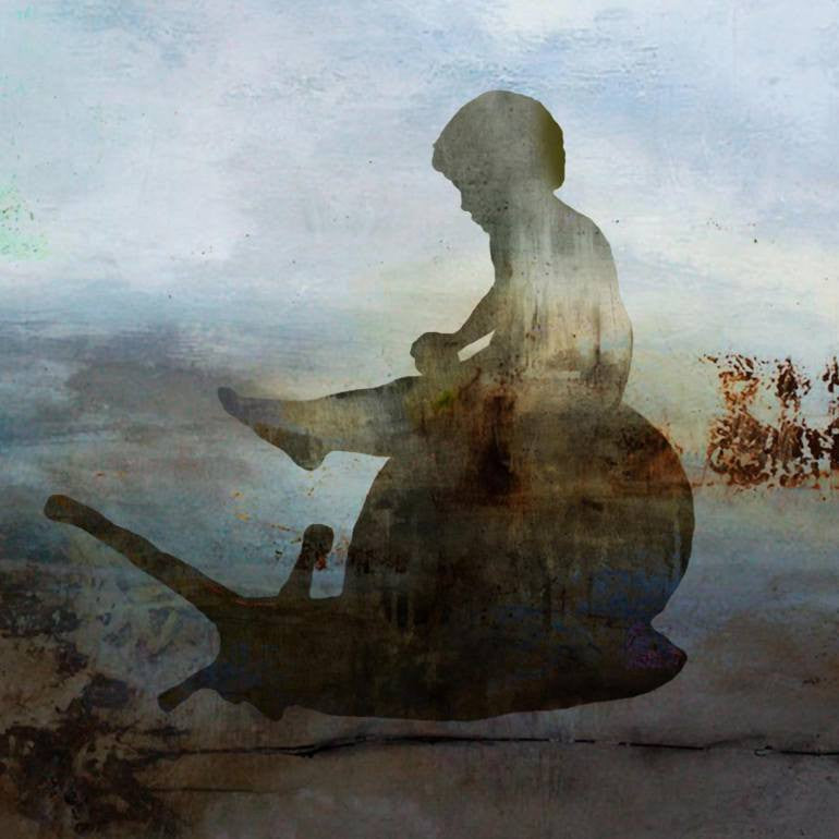 LONESOME TRAVELLER, håndkolorerte trykk